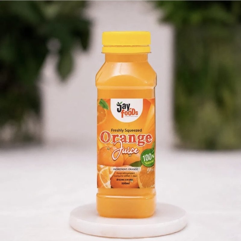 Jay fooDs freshly squeezed orange juice